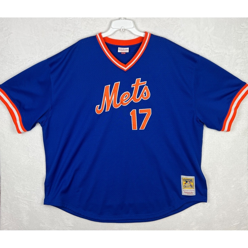 Mitchell & Ness Keith Hernandez Jersey Mens 5XL New York Mets‎ 1986 Blue 17
